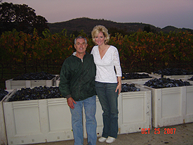 Rick and Laura Wilson harvest 2007